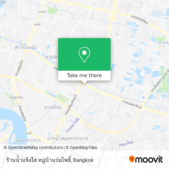 ร้านน้ำแข็งใส หมู่บ้านร่มโพธิ์ map