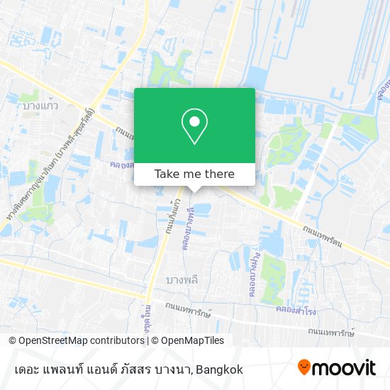 เดอะ แพลนท์ แอนด์ ภัสสร บางนา map