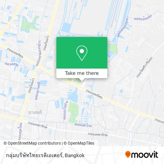 กลุ่มบริษัทไทยเรดิเอเตอร์ map