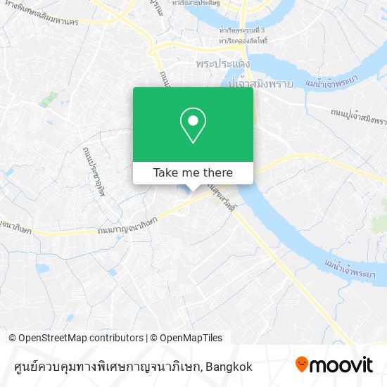 ศูนย์ควบคุมทางพิเศษกาญจนาภิเษก map