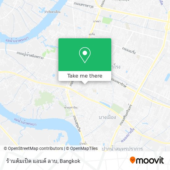 ร้านต้มเป็ด แอนด์ ลาบ map