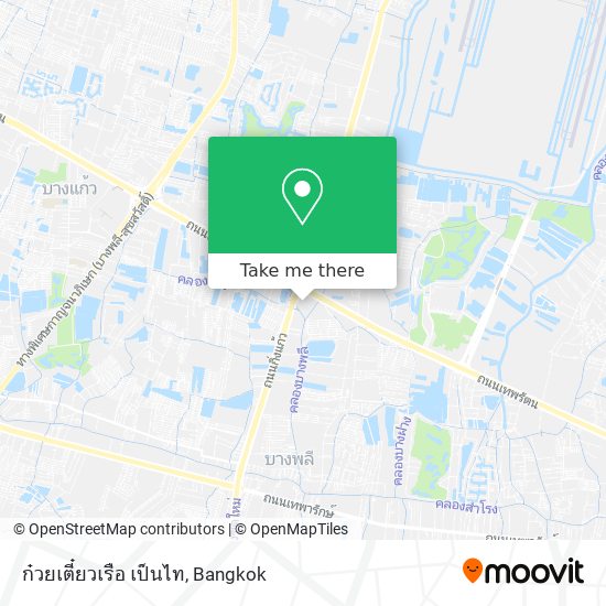 ก๋วยเตี๋ยวเรือ เป็นไท map