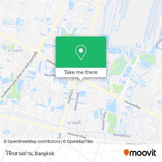 โจ๊กสามย่าน map