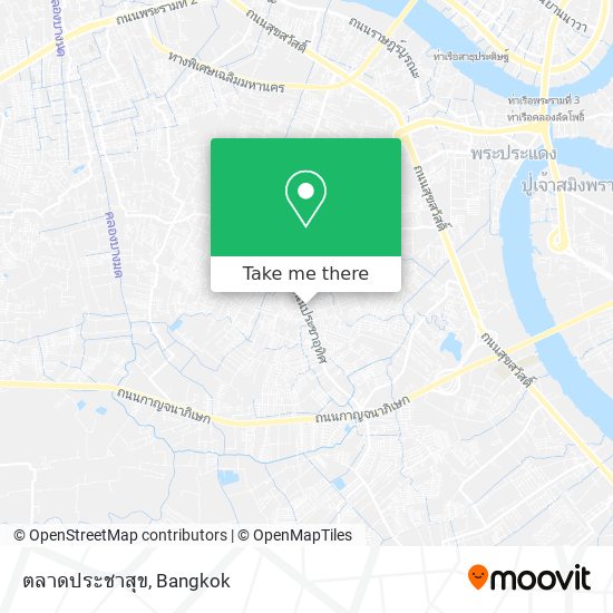 ตลาดประชาสุข map