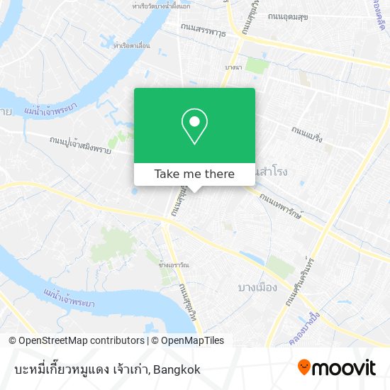 บะหมี่เกี๊ยวหมูแดง เจ้าเก่า map