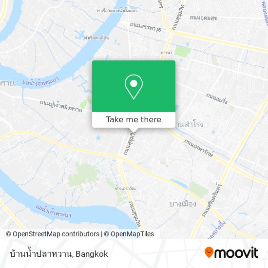 บ้านน้ำปลาหวาน map