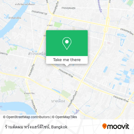 ร้านตัดผม หรั่งแฮร์ดีไซน์ map