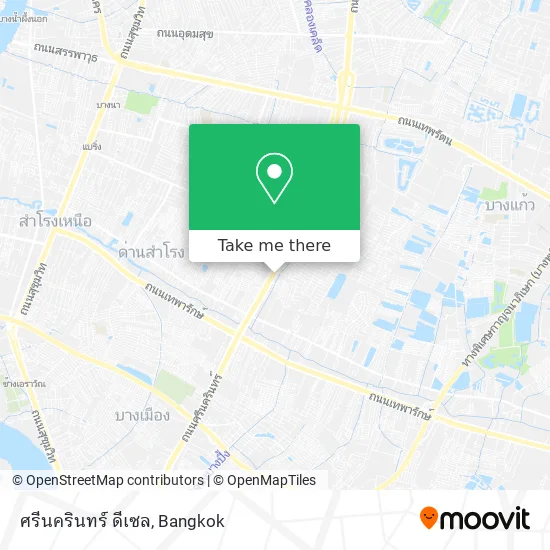 ศรีนครินทร์ ดีเซล map
