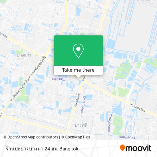 ร้านปะยางบางนา 24 ชม map