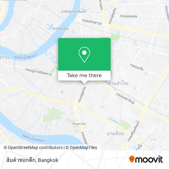 ส้มตำซอกตึก map