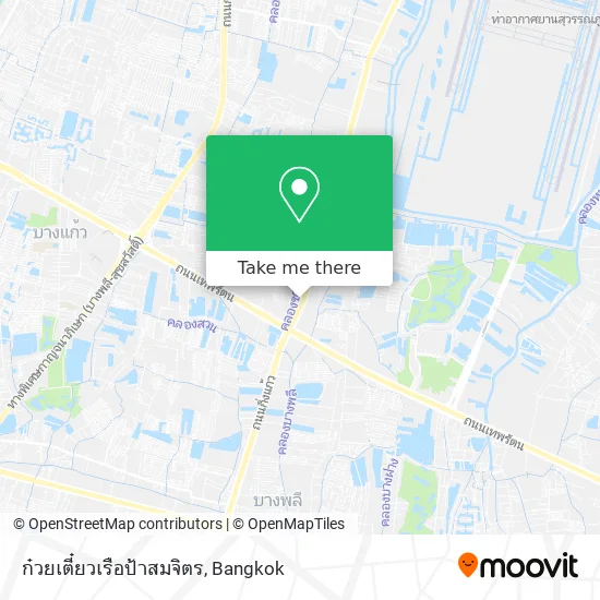 ก๋วยเตี๋ยวเรือป้าสมจิตร map