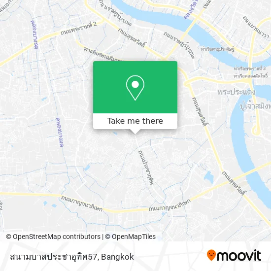 สนามบาสประชาอุทิศ57 map