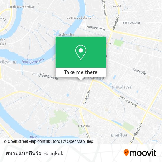 สนามแบดทิพวัล map