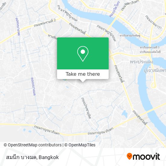 สมนึก บางมด map