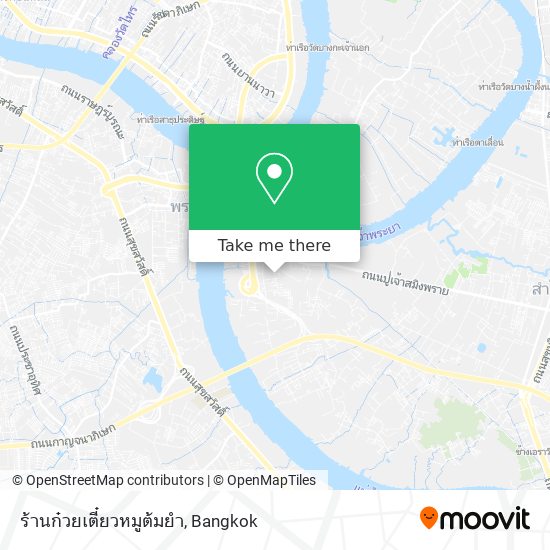 ร้านก๋วยเตี๋ยวหมูต้มยำ map