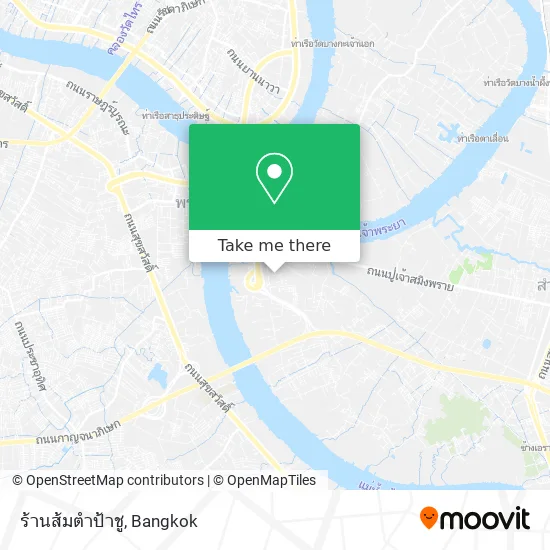 ร้านส้มตำป้าชู map