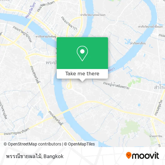 พรรณีขายผลไม้ map