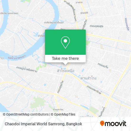 Chaodoi Imperial World Samrong map