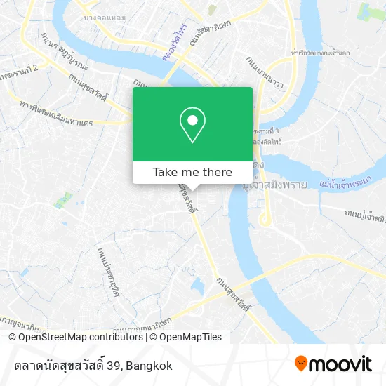 ตลาดนัดสุขสวัสดิ์ 39 map