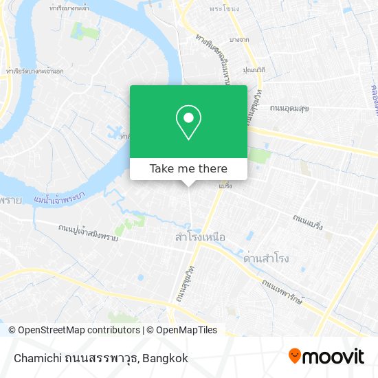 Chamichi ถนนสรรพาวุธ map