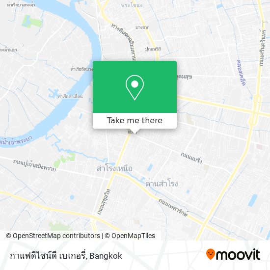 กาแฟดีไซน์ดี เบเกอรี่ map