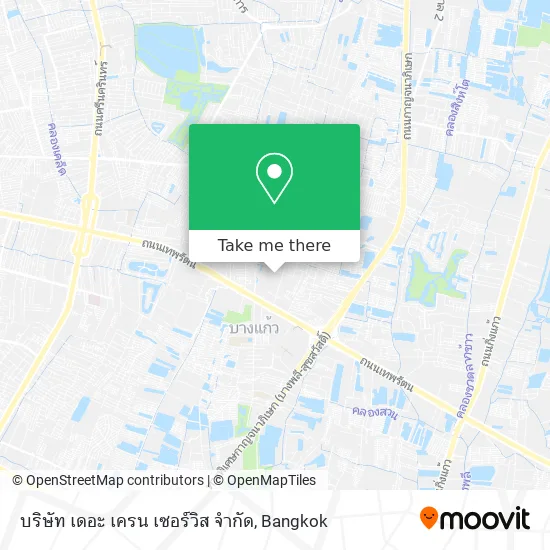 บริษัท เดอะ เครน เซอร์วิส จํากัด map