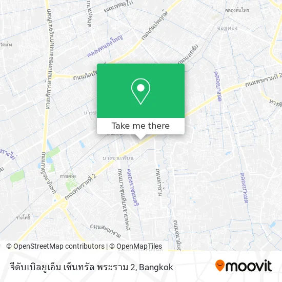 จีดับเบิลยูเอ็ม เซ็นทรัล พระราม 2 map