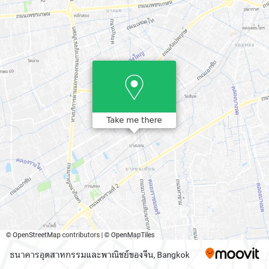 ธนาคารอุตสาหกรรมและพาณิชย์ของจีน map