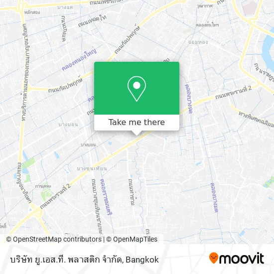 บริษัท ยู.เอส.ที. พลาสติก จำกัด map