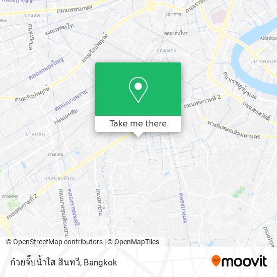 ก๋วยจั๊บนํ้าใส สินทวี map