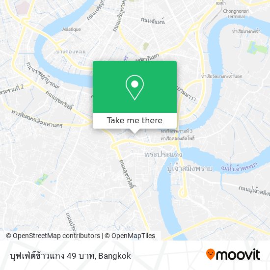 บุฟเฟ่ต์ข้าวแกง 49 บาท map