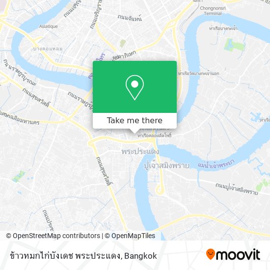 ข้าวหมกไก่บังเดช พระประแดง map