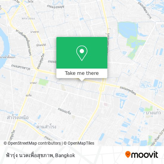 ฟ้ารุ่ง นวดเพื่อสุขภาพ map