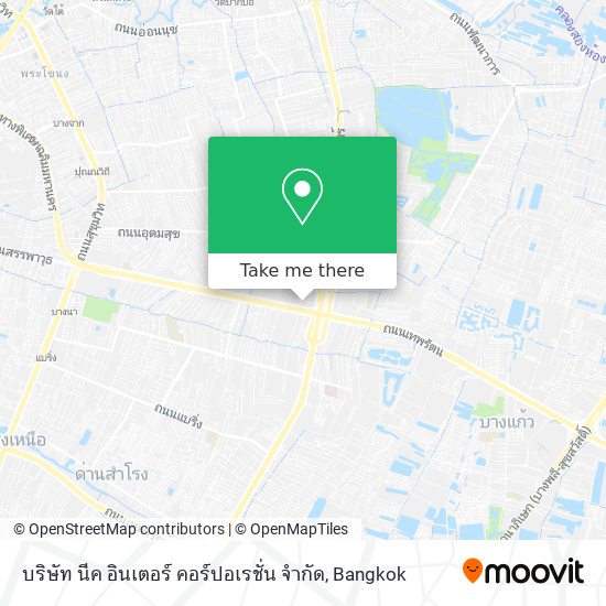 บริษัท นีค อินเตอร์ คอร์ปอเรชั่น จำกัด map