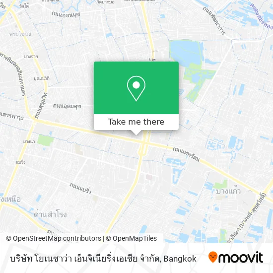 บริษัท โยเนซาว่า เอ็นจิเนียริ่งเอเซีย จำกัด map