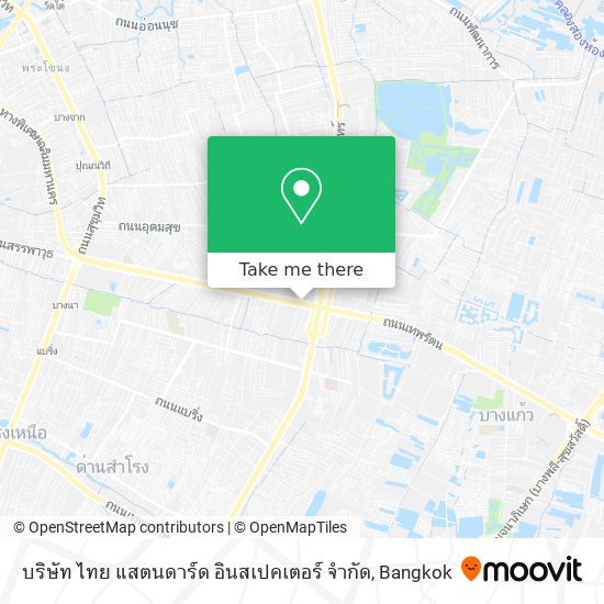 บริษัท ไทย แสตนดาร์ด อินสเปคเตอร์ จำกัด map