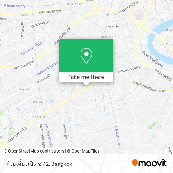 ก๋วยเตี๋ยวเป็ด ซ.42 map
