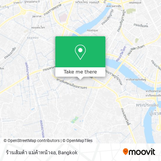 ร้านส้มตำ แม่ค้าหน้างอ map