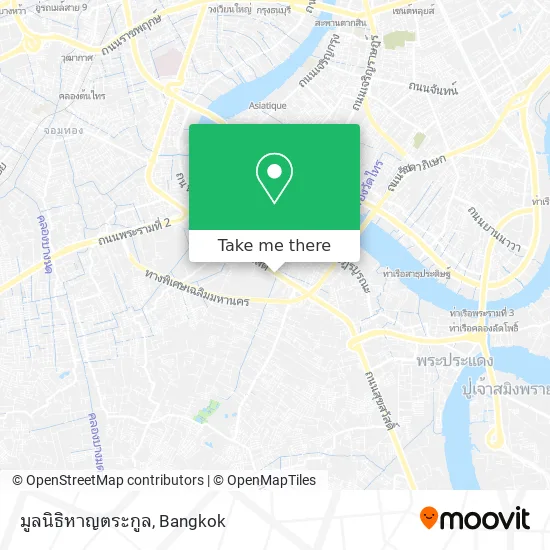 มูลนิธิหาญตระกูล map