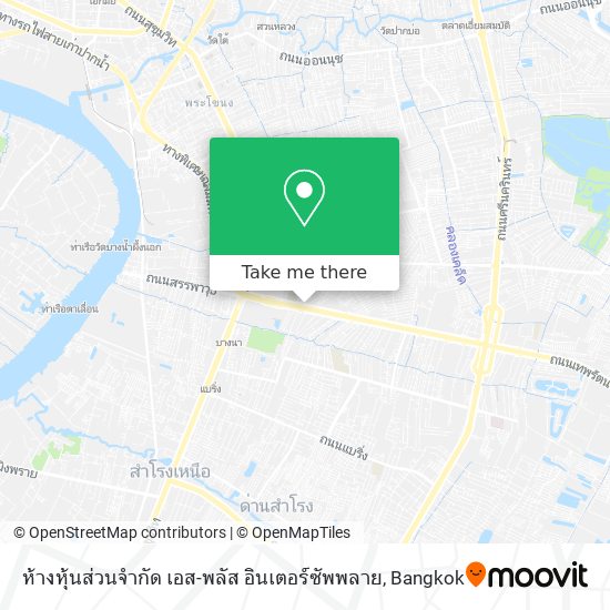 ห้างหุ้นส่วนจำกัด เอส-พลัส อินเตอร์ซัพพลาย map