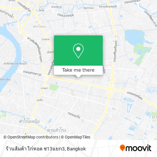 ร้านส้มตำ ไก่ทอด ซ13แยก3 map