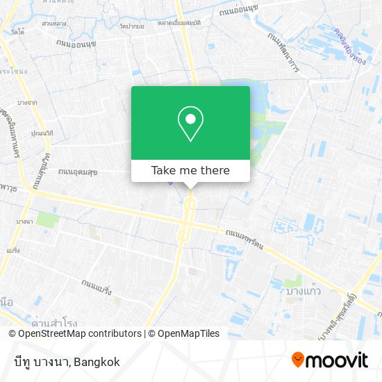 บีทู บางนา map