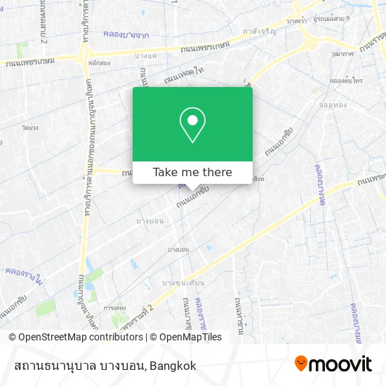 สถานธนานุบาล บางบอน map