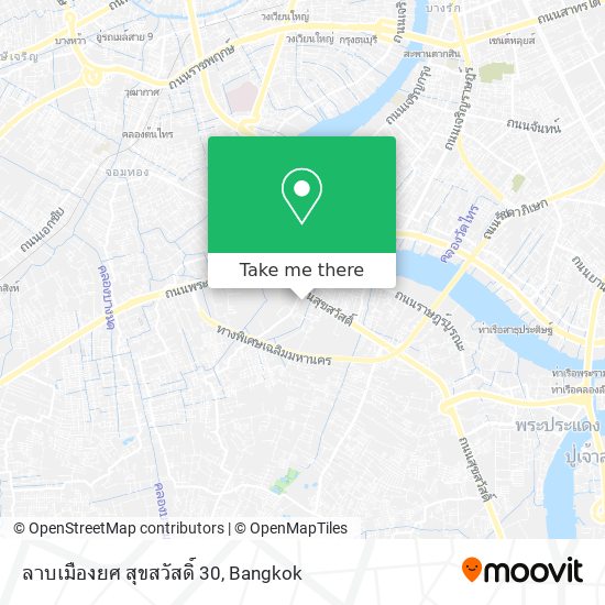 ลาบเมืองยศ สุขสวัสดิ์ 30 map