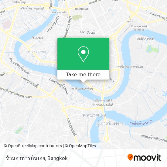 ร้านอาหารกันเอง map