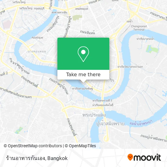 ร้านอาหารกันเอง map