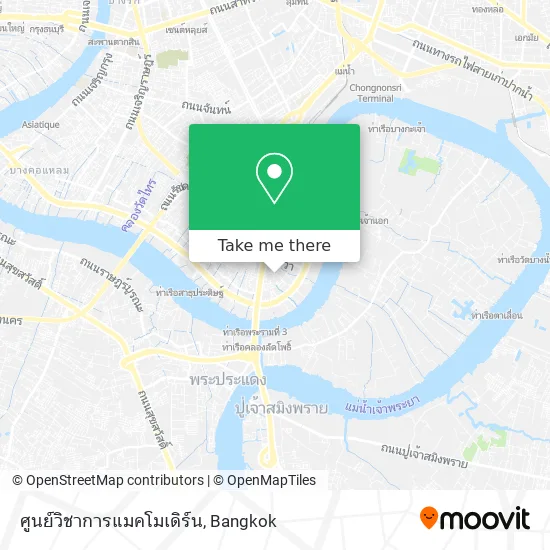 ศูนย์วิชาการแมคโมเดิร์น map