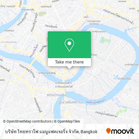 บริษัท ไทยทราโฟ แมนูแฟคเจอริ่ง จํากัด map