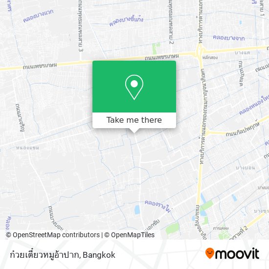 ก๋วยเตี๋ยวหมูอ้าปาก map