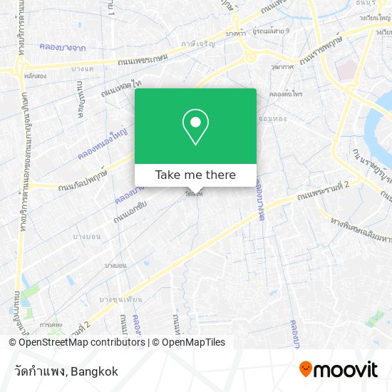 วัดกําแพง map